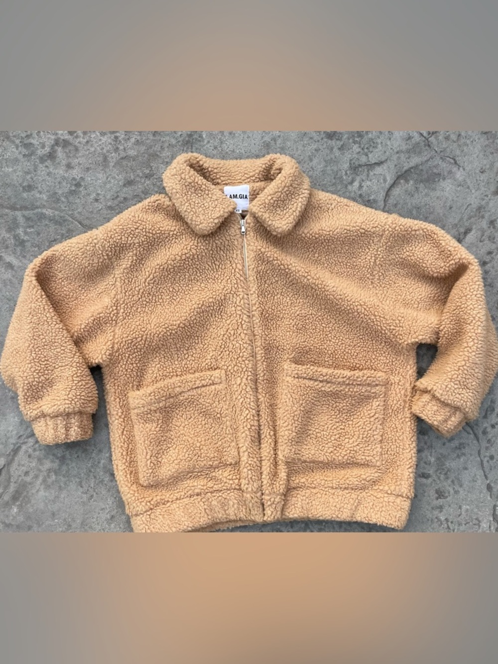 I.AM.GIA Teddy Sherpa Jacket in Camel - Picture 7 of 8